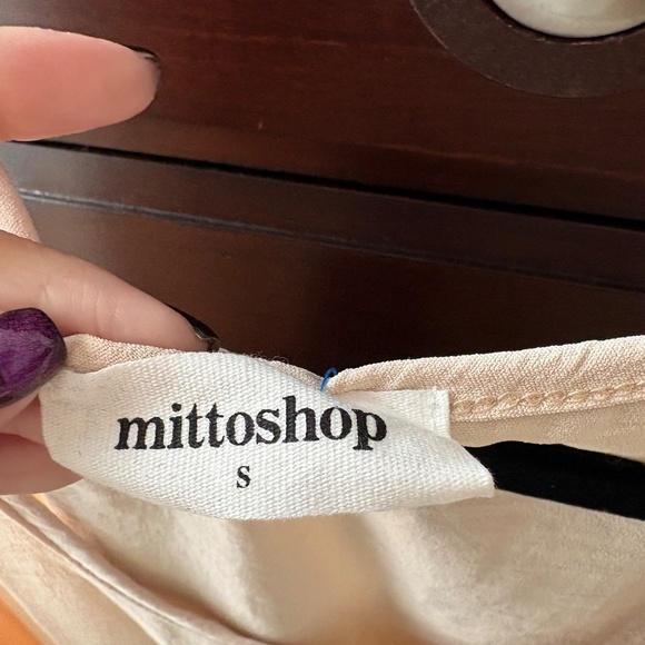 Size Small Mittoshop Ivory Tank Top - Picture 2 of 4